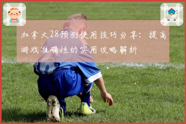 加拿大28预测使用技巧分享：提高游戏准确性的实用攻略解析