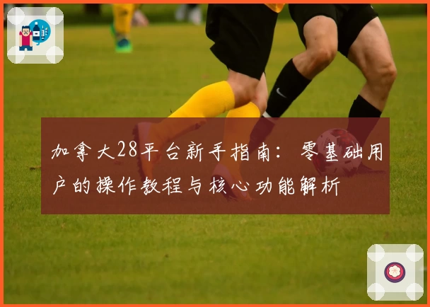 加拿大28平台新手指南：零基础用户的操作教程与核心功能解析